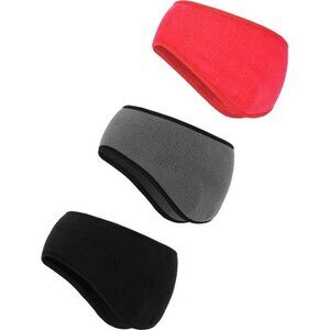 3 Pcs Fleece Ear Warmers Muffs for Men Women Headband Ear Muffs Winter